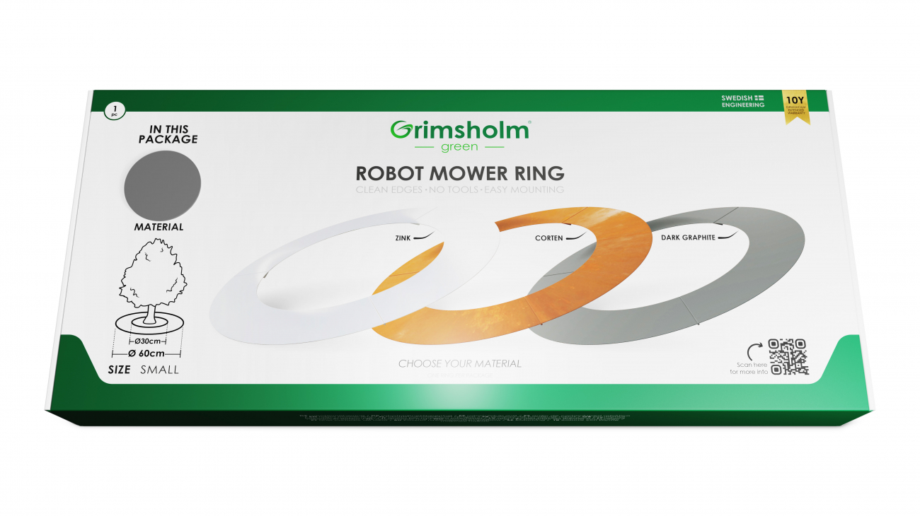 Robot mower ring 30/60cm, dark graphite - Click Image to Close