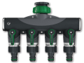 4-way tap adaptor with on/off