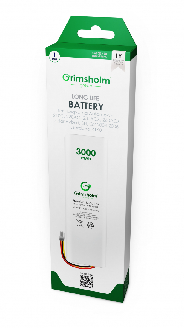 skranke specifikation skrue Batteri till Automower 210, 220 m fl. [231] - 995,00 SEK : Grimsholm Green