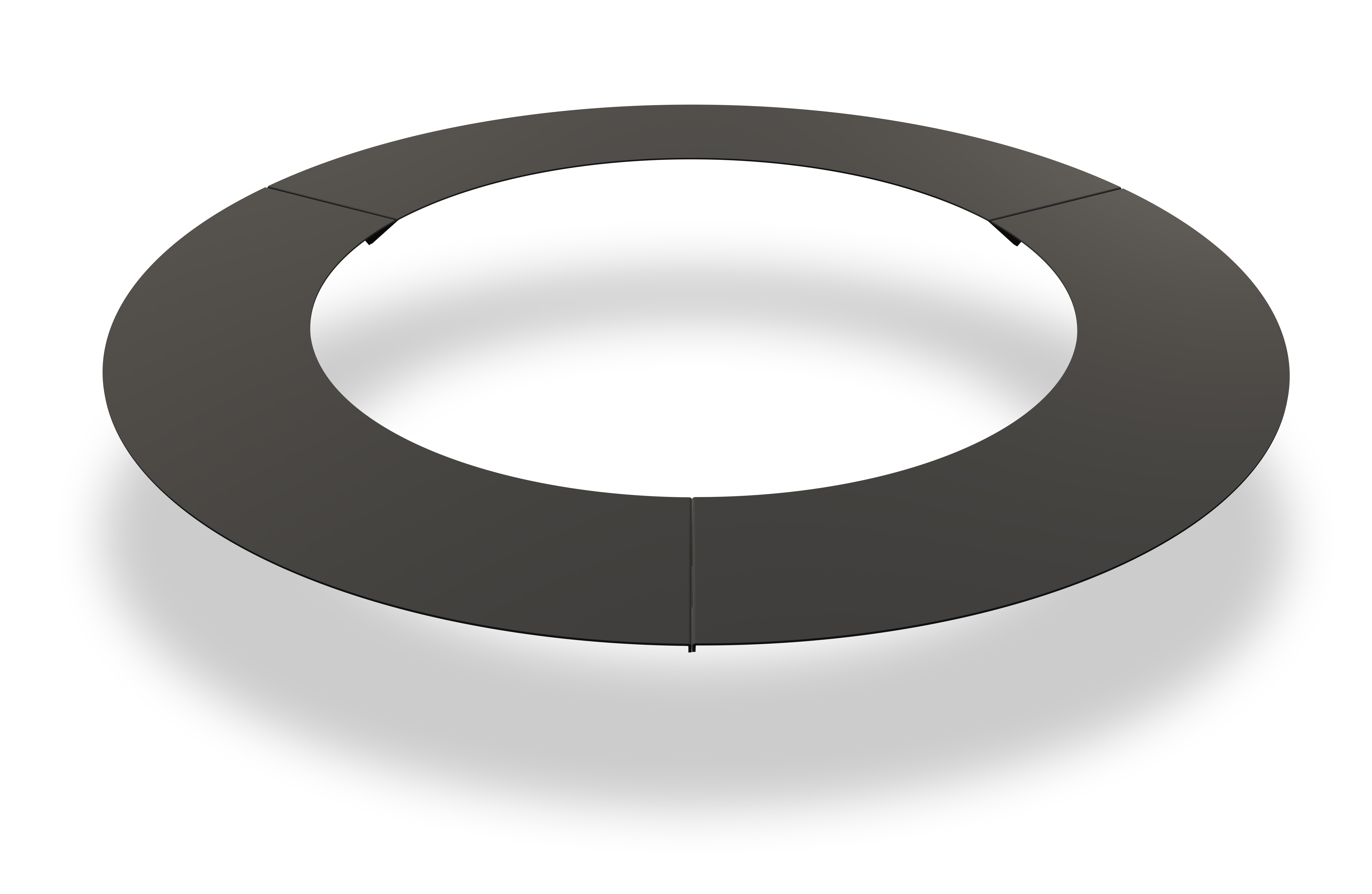 Raseneinfassung „Robot Mower Ring“ 30/60 cm, Graphit dunkel - zum Schließen ins Bild klicken
