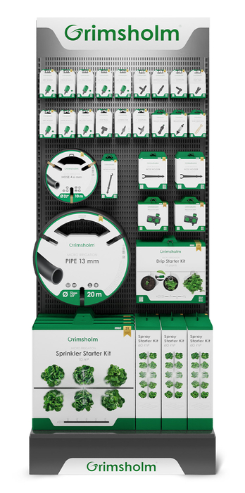 In-store Display Package – Drip Irrigation 90 x 230 cm